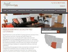Tablet Screenshot of flagstaffapartmentlocator.com